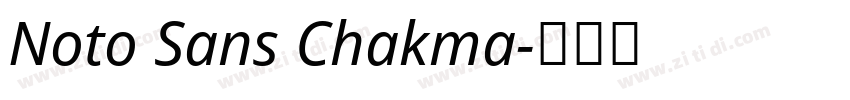 Noto Sans Chakma字体转换